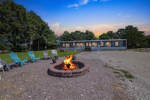 Fire, Nature, Outdoors, Scenery, Gravel