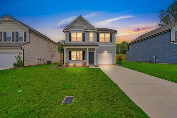 Grass, Lawn, Neighborhood, Outdoors, Architecture