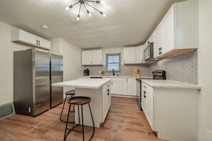 Kitchen View From Back Entry