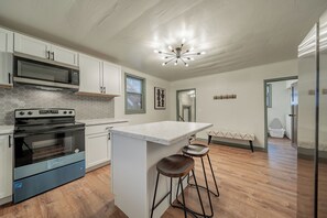 Kitchen View To Back Entrance