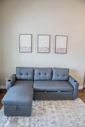 Sofa that converts to a sleeper sofa 