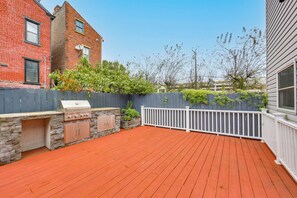 Fenced-In Deck | Gas Grill | Walkable Location