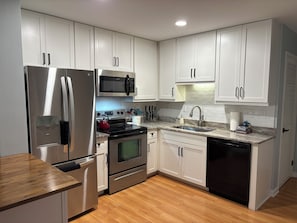 Kitchen with new appliances