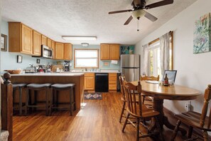 Our open floor plan allows for great conversational flow