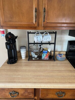 Kaffe och/eller kaffebryggare