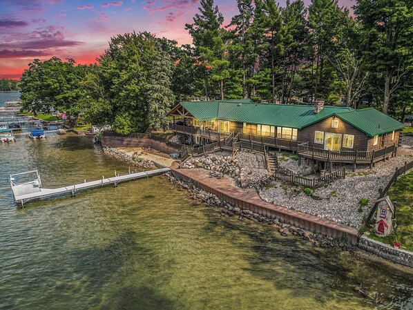 We are on an inland all sports lake that is great for swimming/fishing/boating