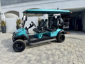6 seater golf cart!