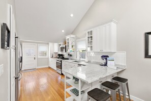 Large fully equipped kitchen