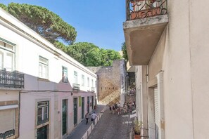 Blick von der Unterkunft
