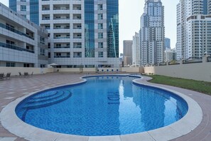 Free pool for guests to use