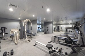 Free gym for guests to use