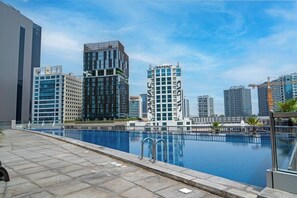 Swimming pool for guests to use