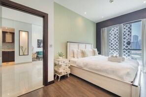 Large bedroom with balcony