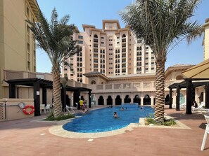 Swimming pool for guests use