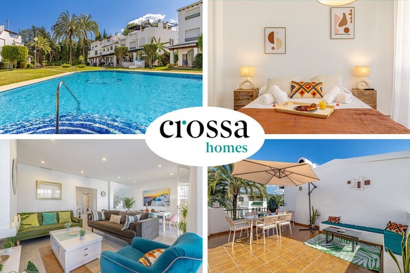 Crossa Homes | Chic Dream Home, Rooftop BBQ, 9 Pools, Golf Views