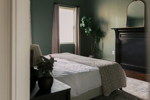 BEDROOM 2
- King size bed, blackout curtains, closet