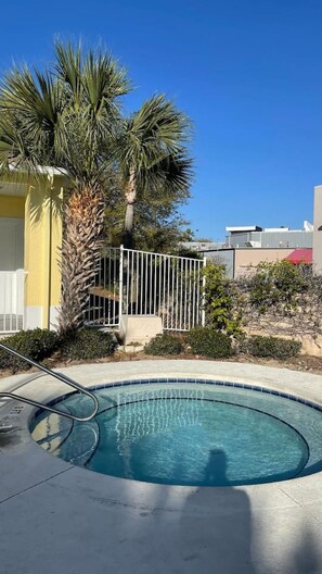 Hot tub at club house