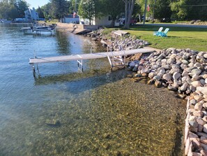 Private dock on Portage Lake
