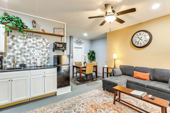 Sumter Vacation Rental | Studio | 1BA | Step-Free Entry | 500 Sq Ft
