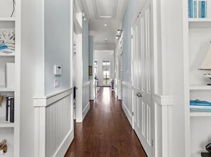 Entry Hall (looking towards the back door and covered patio)