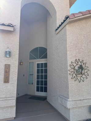 Front entrance