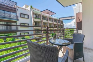 With outdoor seating on your private balcony, it's the perfect spot for your morning Joe