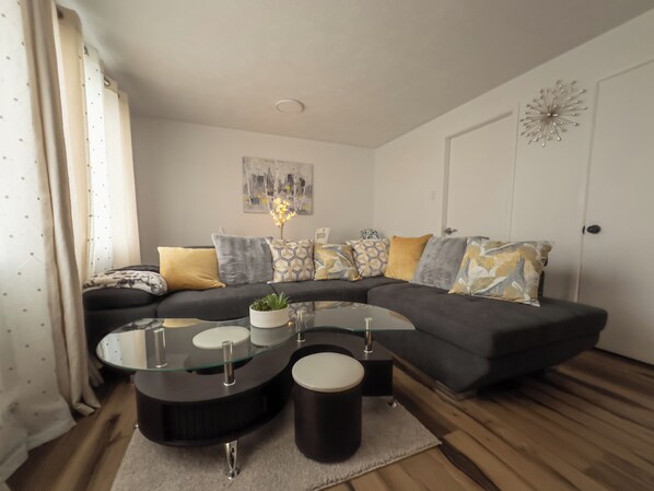 Welcoming relaxing living room for bonding and refreshing moments