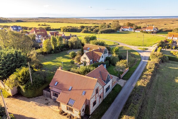 Plumtrees, Thornham: The property is on the  Norfolk Coast