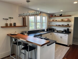 Custom built kitchen by your host