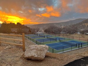 Pickleball with a view at East Zion Resort