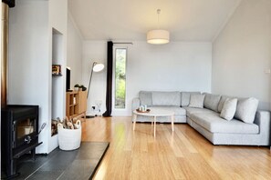 Comfortable bright modern lounge room