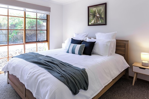 Master bedroom with king bed