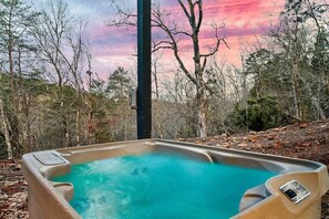 Sit outside and enjoy the privacy and peaceful nature in the neighborhood.