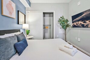 Queen Bedroom with TV