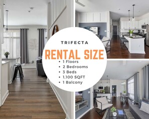 Large 2 bedroom 2 bathroom apartment