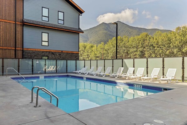Year-round heated outdoor pool