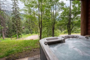 Back Patio Hot tub