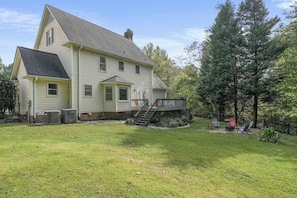 The entire family is sure to love relaxing & playing in the massive back yard