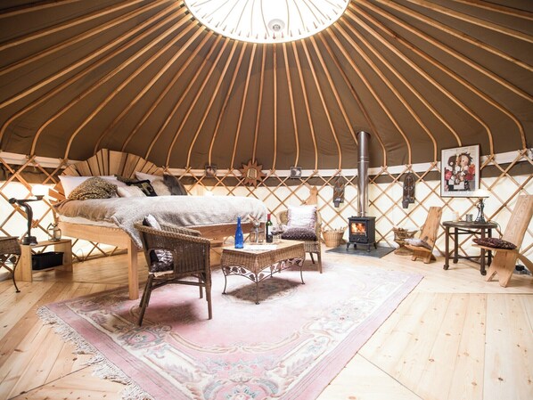 Interior | Elodie Yurt, Bishopsteignton