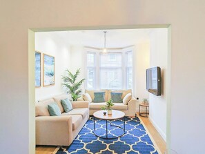 Comfy lounge perfect for movie nights with your partner, friends or family | Seaside Escapes - Moorland Cottages, Scarborough