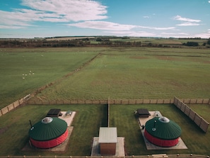 Exterior | Moss Yurt - Bachilton Farm, Methven, near Perth