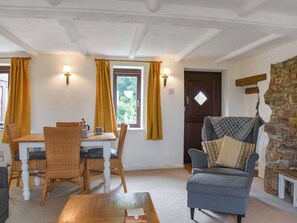 Open plan living space | May Cottage, Hartland