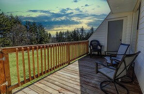 Enjoy relaxing on the spacious deck.