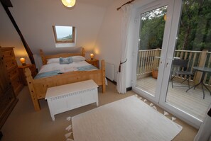 Bedroom 1 - King size bed with ensuite and balcony
