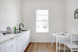 Luminous kitchen.
