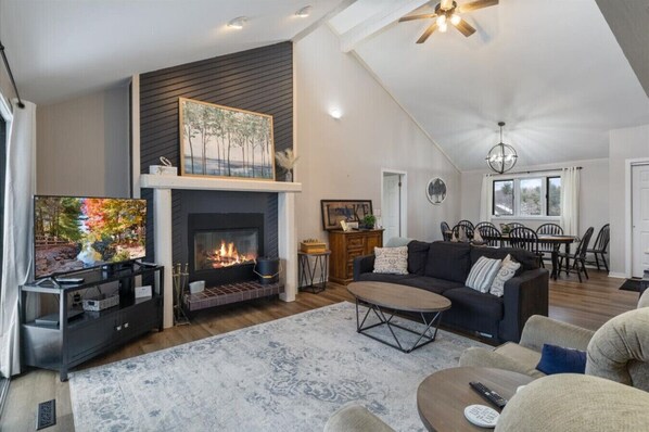 Huge and open dining and living area for large families to enjoy