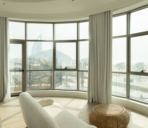 Cozy Seating Area with Beach Views