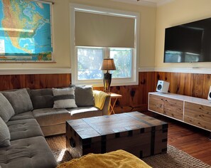 Living area. Ready for a movie?