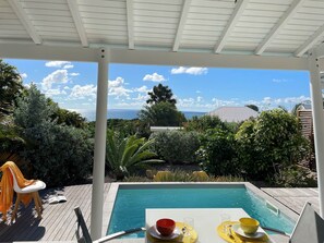 Iguane House villas & Micro Spa Villa Mangrove vue jardin et mer