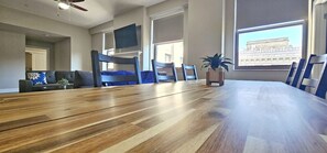 Spacious Dining Area – Perfect for Gatherings, Natural Light & City Views